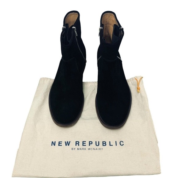 New Republic by Mark McNairy Terrance Boots Mens Size 12 Side Zip NWOT $180 main image 6